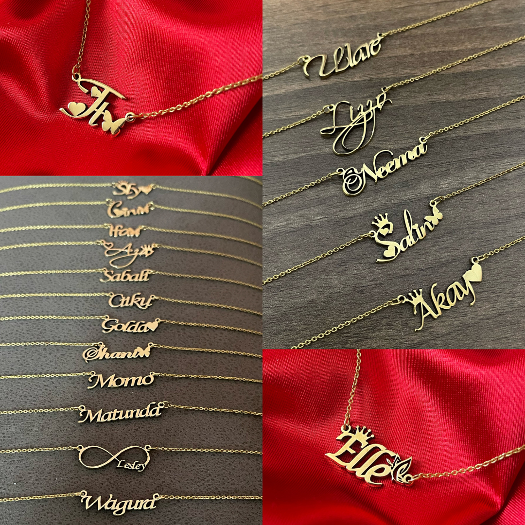 Thin 0.7mm Name Necklace (Personalized Necklace)