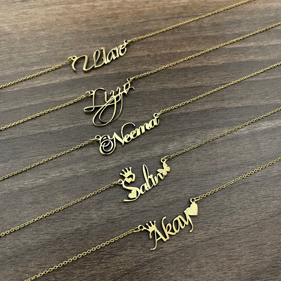 Thin 0.7mm Name Necklace (Personalized Necklace)