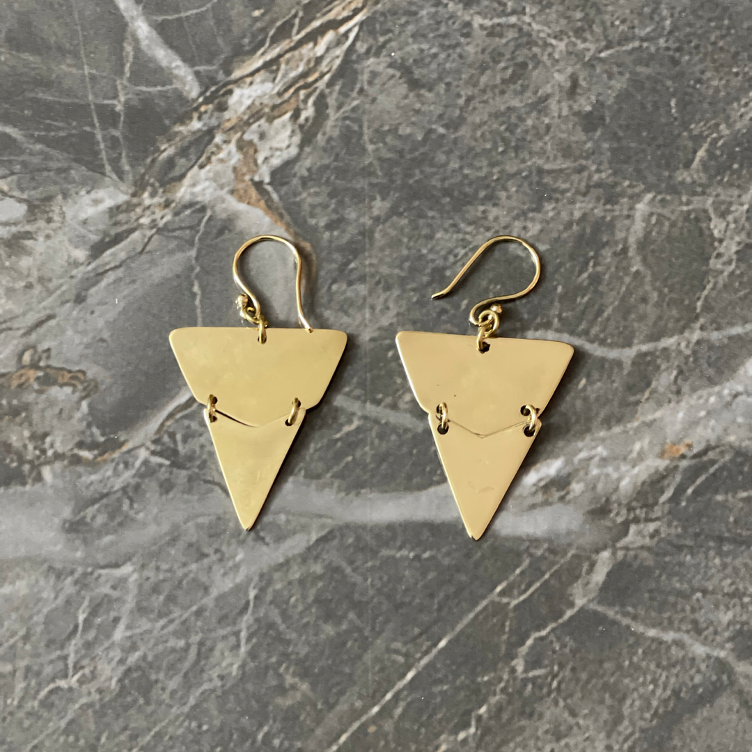 Triangle Bundle Earrings