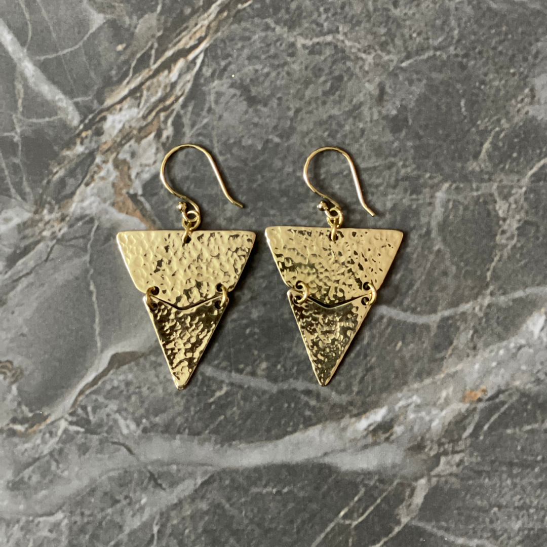 Triangle Bundle Earrings