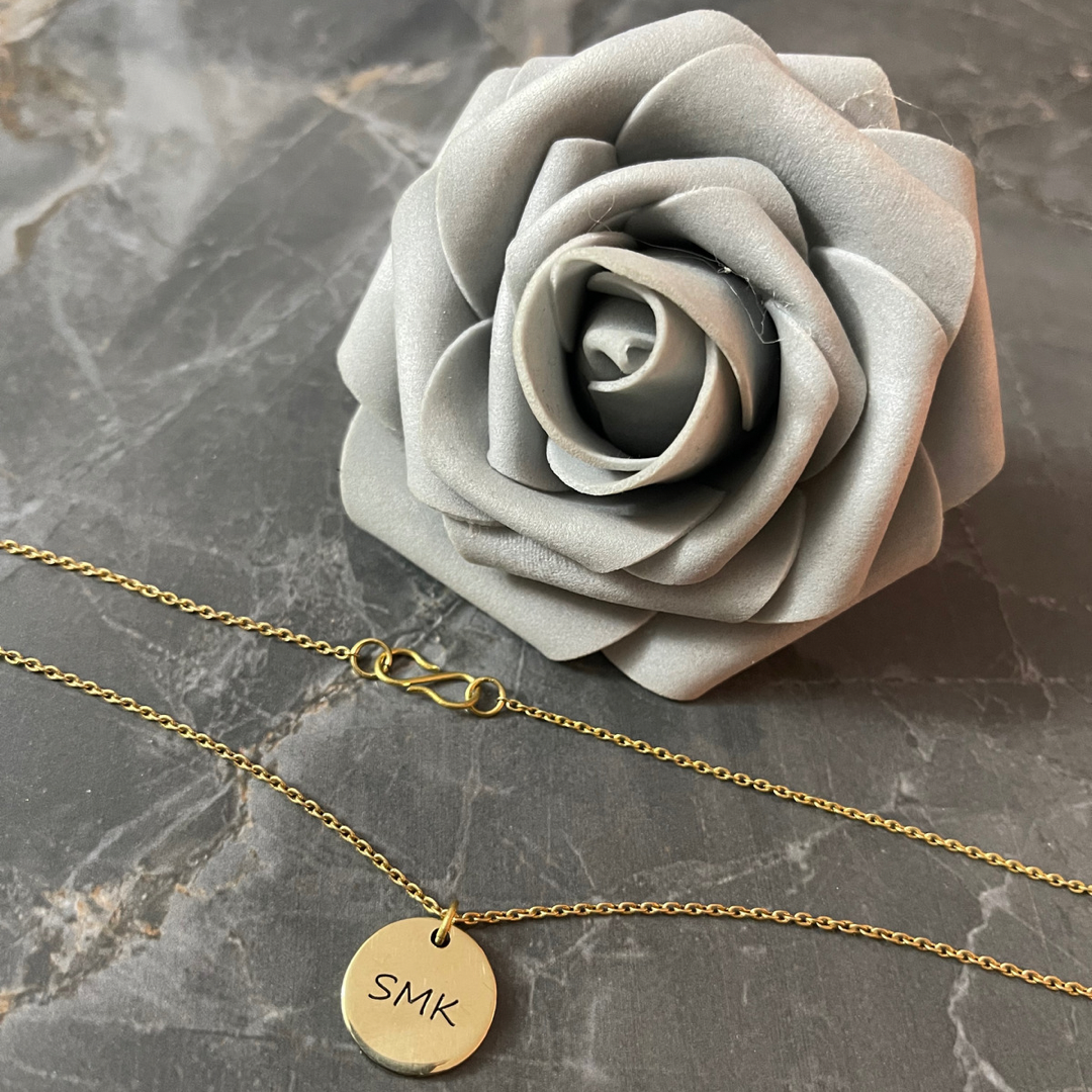 Personalized Circle Necklace