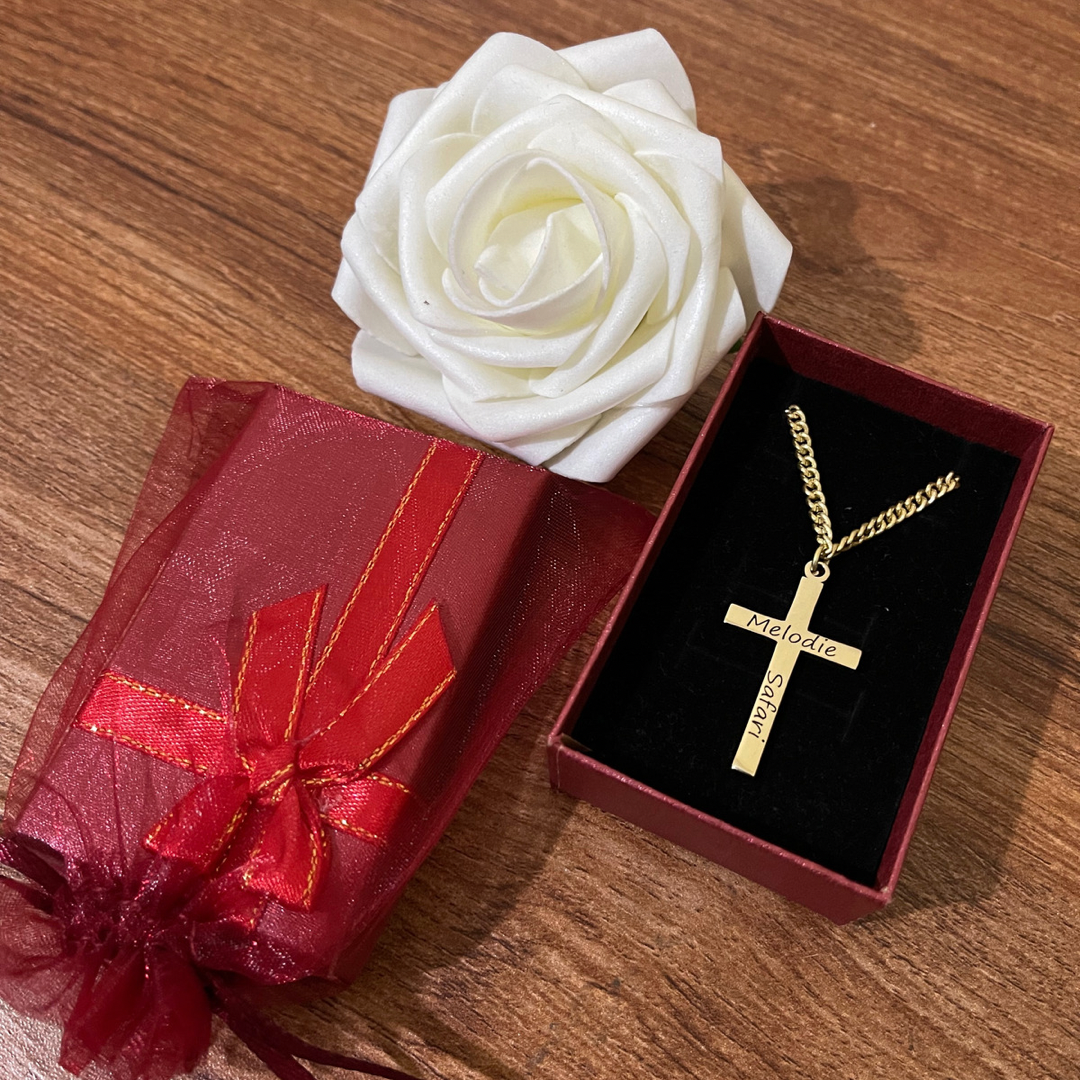 Personalized Cross Necklace