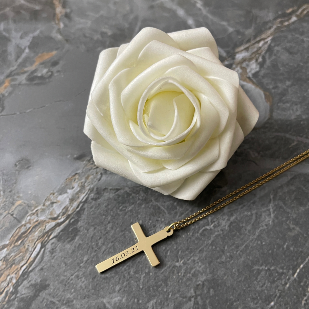 Personalized Cross Necklace