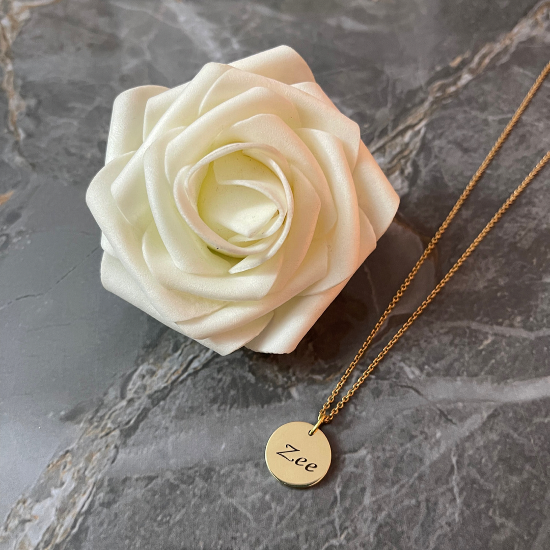 Personalized Circle Necklace